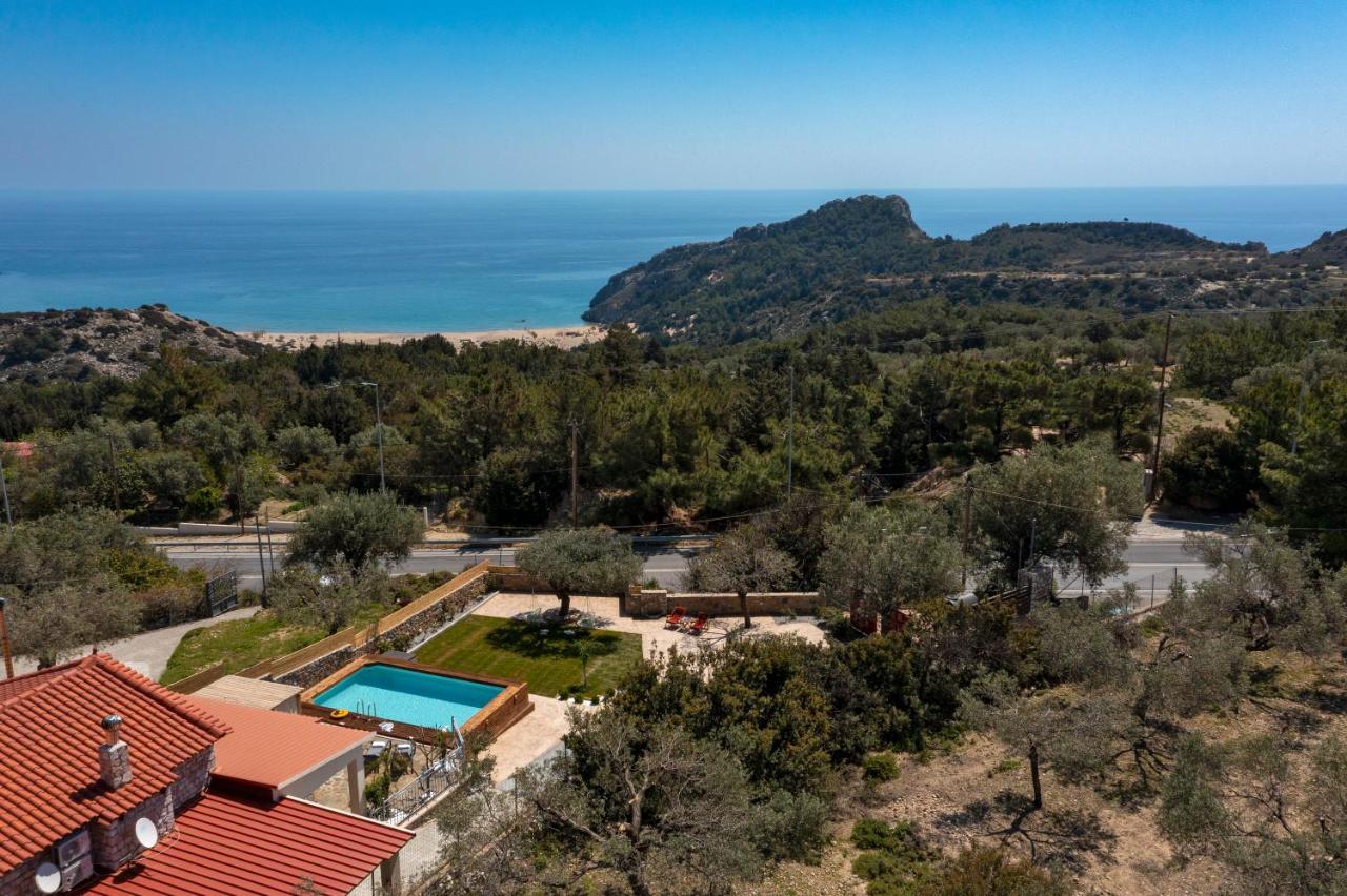 Sea Rock Villa Rodos Archangelos  Exteriér fotografie